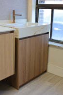 30'' 36" 48'' 71”- Floor Vanity | Sintered Stone Platform Top | Motion-Sensor Waterproof LED | 103-AE