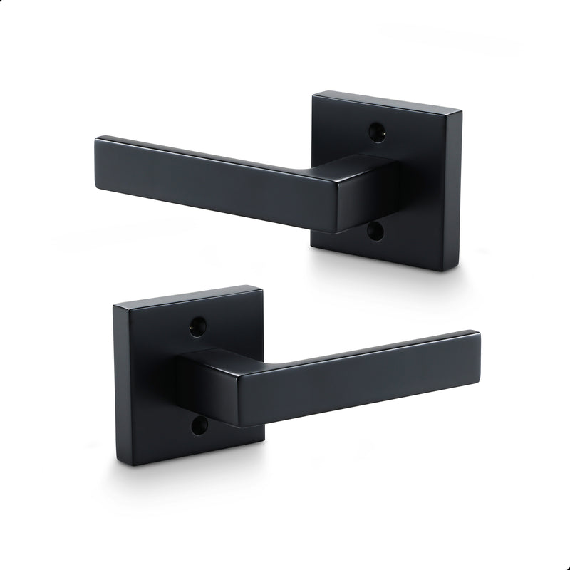 Acute Base × Flat Handle | Minimalist Aesthetic Door Lock