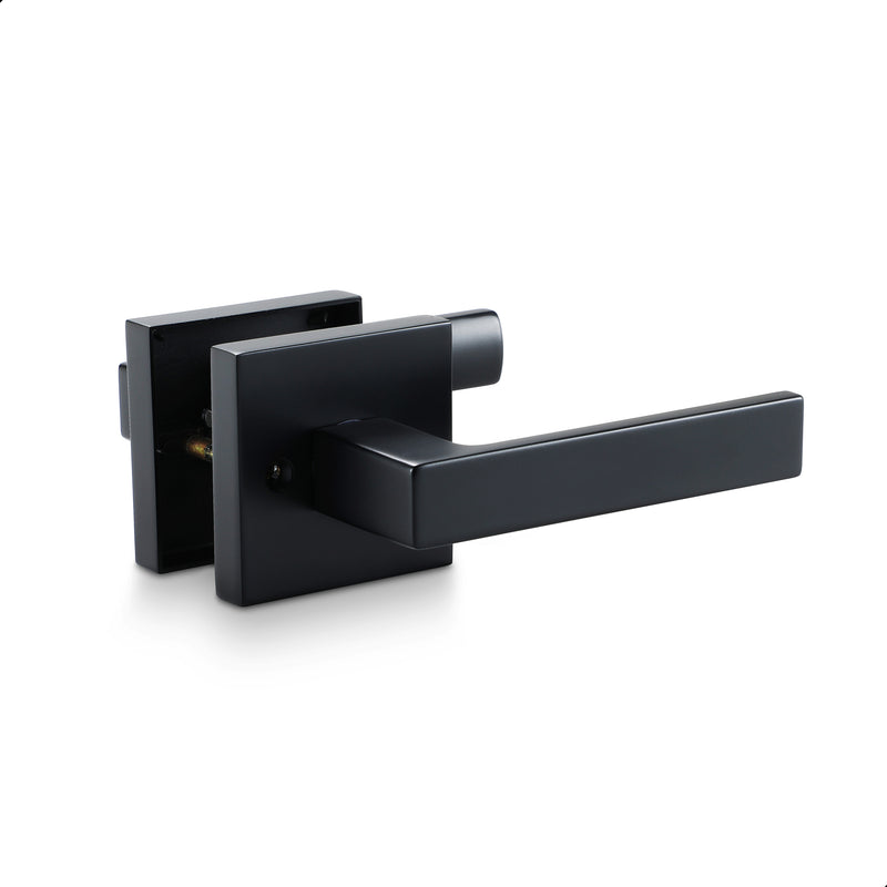 Acute Base × Flat Handle | Minimalist Aesthetic Door Lock