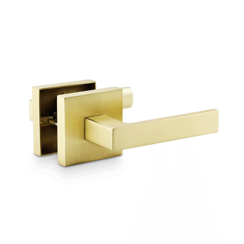 Acute Base × Flat Handle | Minimalist Aesthetic Door Lock