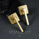 Oblique Base × 3D Handle | Modern Aesthetic Door Lock