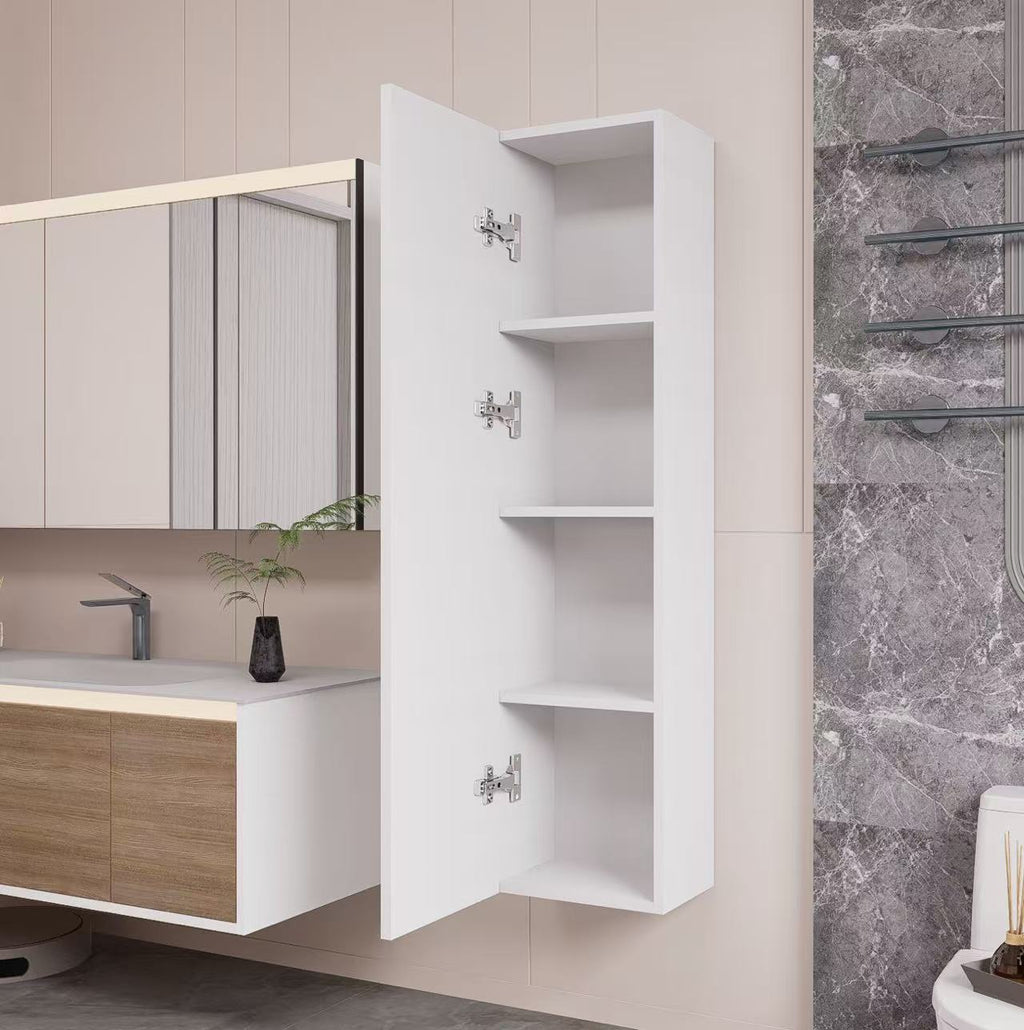 Linkaa Vanity Linkaa- Nordic-Style Wall Cabinet: A Seamless Blend of Modern Elegance