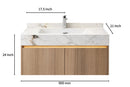 32'' 36'' 71''- Floating Vanity | Sintered Stone Platform Top | Motion-Sensor Waterproof LED | 001-BD2