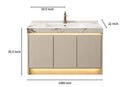 36'' 40'' 60'' 71'' Flooring Vanity | Sintered Stone Top| Motion-Sensor Waterproof LED/ 102