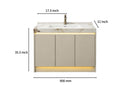36'' 40'' 60'' 71'' Flooring Vanity | Sintered Stone Top| Motion-Sensor Waterproof LED/ 102