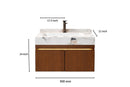32'' 36'' 71''- Floating Vanity | Sintered Stone Top | Motion-Sensor Waterproof LED | 008