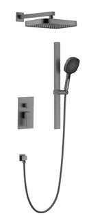 Linkaa 3-Function Pressure Balanced Shower Faucet Set for Modern Bathrooms