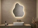 20" Organic Irregular LED Bathroom Mirror