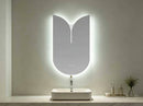 24" Tulip-Shaped LED Bathroom Mirror