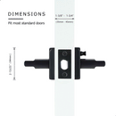 Oblique Base × 3D Handle | Modern Aesthetic Door Lock