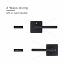 Oblique Base × 3D Handle | Modern Aesthetic Door Lock