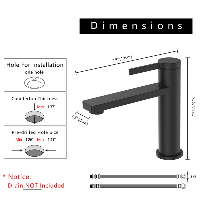 Luxury - Vanity Single Hole Faucet