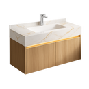32'' 36'' 40" 71''- Floating Vanity | Sintered Stone Platform Top | Motion-Sensor Waterproof LED | 001-AE