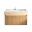 32'' 36'' 40" 71''- Floating Vanity | Sintered Stone Platform Top | Motion-Sensor Waterproof LED | 001-AE