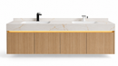 32'' 36'' 40" 71''- Floating Vanity | Sintered Stone Platform Top | Motion-Sensor Waterproof LED | 001-AE