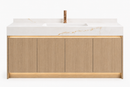 30'' 36" 48'' 71”- Floor Vanity | Sintered Stone Platform Top | Motion-Sensor Waterproof LED | 103-AE