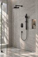 Linkaa 10"  Pressure Balanced Shower Faucet Set for Modern Bathrooms