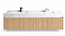 71''- Floating Vanity | Sintered Stone Platform Top | Motion-Sensor Waterproof LED | 001-TK