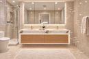 71''- Floating Vanity | Sintered Stone Top | Motion-Sensor Waterproof LED | 003 & BD2