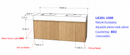 60" 71" Natural Eucalyptus Bathroom Vanity with BD2 Sink & Motion-Sensor LED