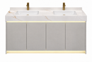 36'' 40'' 60'' 71'' Flooring Vanity | Sintered Stone Top| Motion-Sensor Waterproof LED/ 102