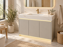 36'' 40'' 60'' 71'' Flooring Vanity | Sintered Stone Top| Motion-Sensor Waterproof LED/ 102