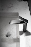Single-Hole Bathroom Sink Faucet with Adjustable Spout