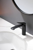 Single-Hole Bathroom Sink Faucet with Adjustable Spout