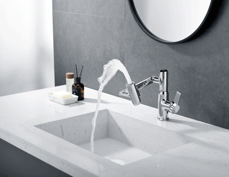 Linkaa - Vanity Single Hole Versatile Faucet