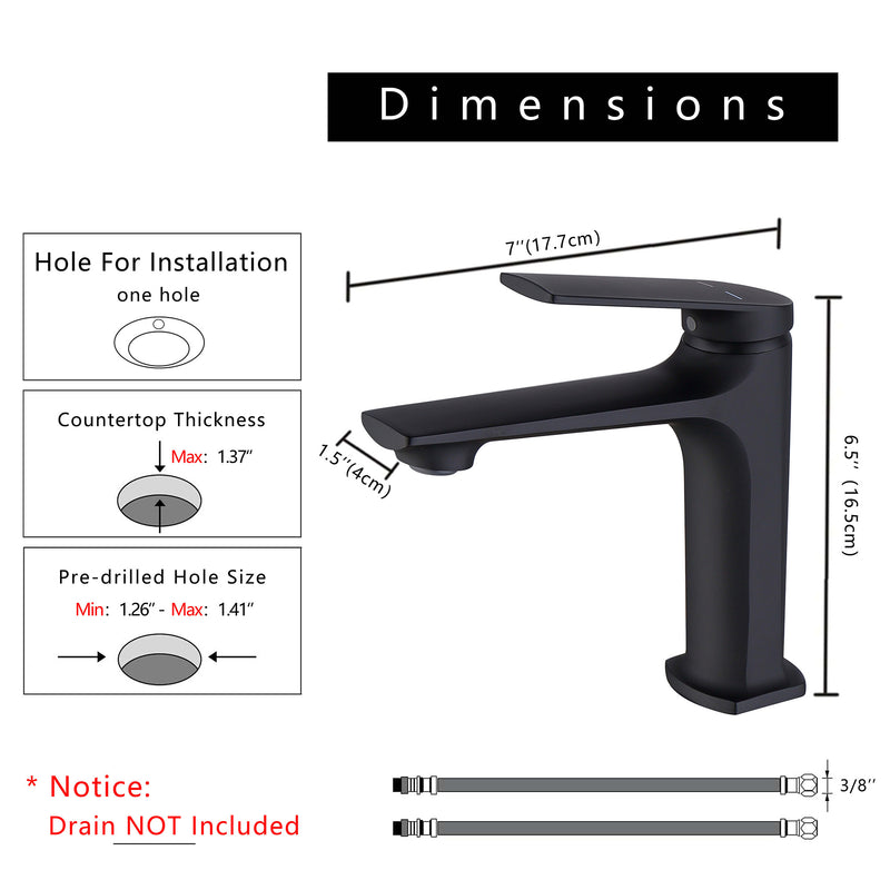 Le Mans - Vanity Single Hole Faucet