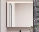 Linkaa - 32" & 36"Premium solid wood heated mirror cabinet, skin-feel white, with LED