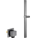 Linkaa Square hand shower rail & Concealed wall-mounted shower adapter