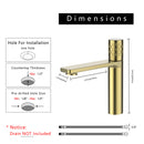 Hamnor - Vanity Single Hole Faucet