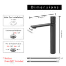 Hamnor - Vanity Single Hole Vessel Sink Faucet