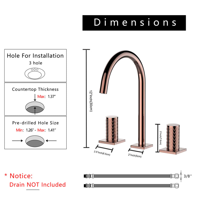 Vitin-Vanity Faucet Rose Gold