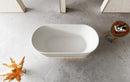 Milan - Free Standing Matte White Bath Tub with LED