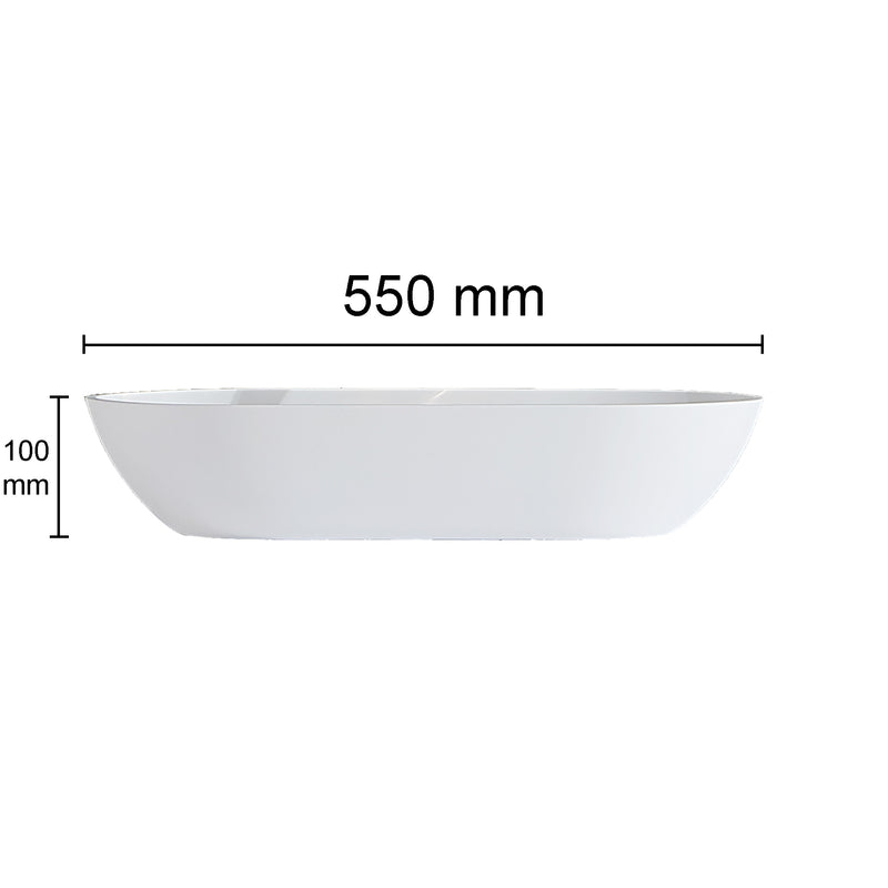 Oval-1 Matte White Sink