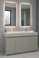36'' 40'' 60'' 71'' Flooring Vanity | Sintered Stone Top| Motion-Sensor Waterproof LED/ 102