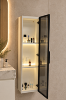 BC-01 Illuminated Glass Wall Cabinet