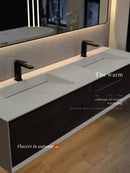 Milan - 71''Bathroom Vanity with Matte White Top