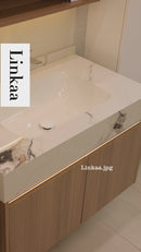 32'' 36'' 71''- Floating Vanity | Sintered Stone Platform Top | Motion-Sensor Waterproof LED | 001-BD2