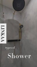 Linkaa – Stylish 13" Rain Shower Head System Faucets  for Modern Living (3 functions)