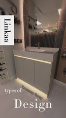 36'' 40'' 60'' 71'' Flooring Vanity | Sintered Stone Top| Motion-Sensor Waterproof LED/ 102