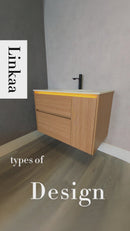36'' 71''- Floating Vanity | Sintered Stone Top | Motion-Sensor Waterproof LED | 006