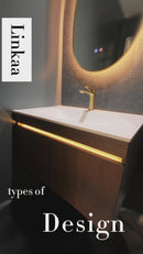 32'' 36'' 71''- Floating Vanity | Sintered Stone Platform Top | Motion-Sensor Waterproof LED | 008
