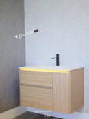 36'' 71''- Floating Vanity | Sintered Stone Top | Motion-Sensor Waterproof LED | 006