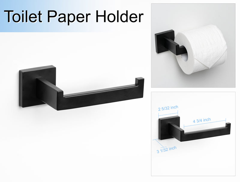 Le Mans - Toilet Paper Holder Matte Black