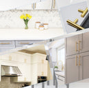 Cabinet Pulls Plama - Brushed Brass Pure Copper