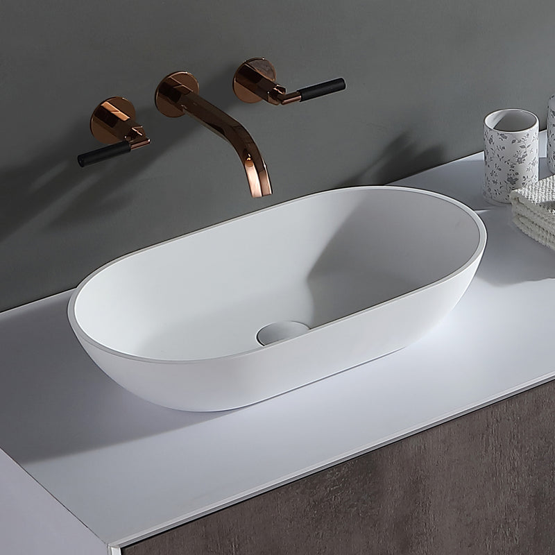 Oval-1 Matte White Sink