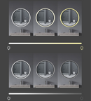 28''Backlit Round LED Mirror